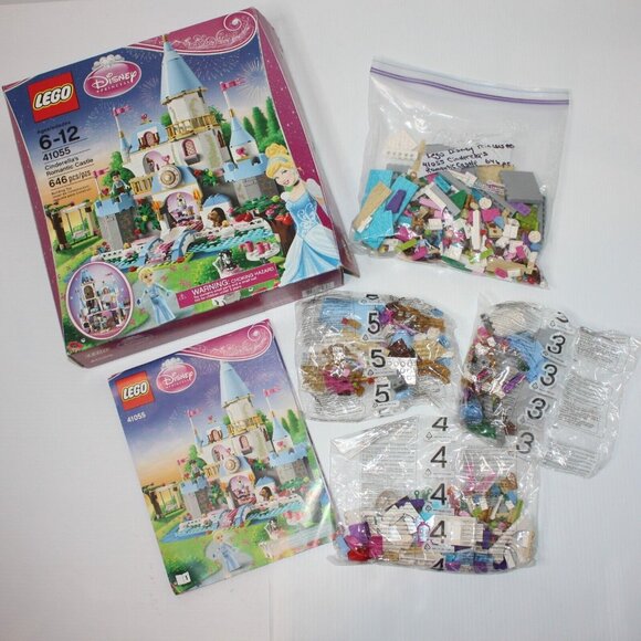 Amazon.com: LEGO Disney Princess 41055 Cinderella  Disney Princess 41055 Cinderella\'s Romantic Castle Complete + Instructions